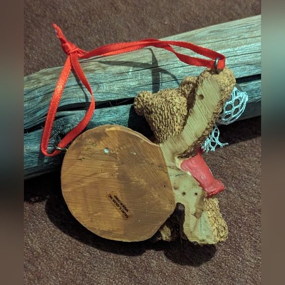 Kurt Adler "Dunk Monster" Teddy Bear Ornament - Picture 2 of 7